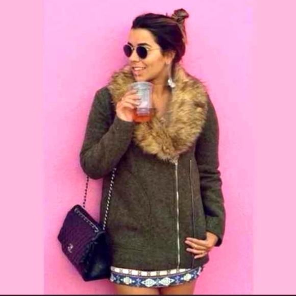 ZARA Women Jacket/wool blend/size M - Picture 6 of 6